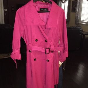 Pink Trench Coat